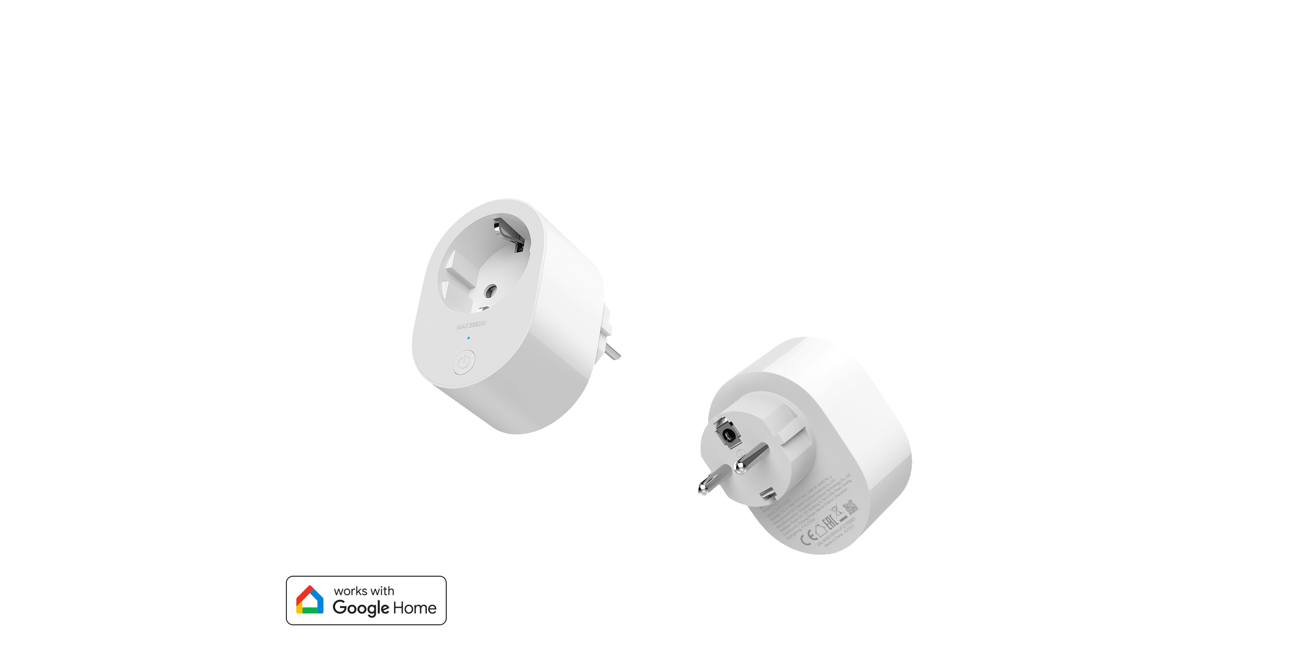 پریز برق هوشمند شیائومی مدل Xiaomi Smart Plug 2 Wi-Fi را می توانید با استفاده از صدای خود و با کمک گوگل آسیستنت روشن کنید.